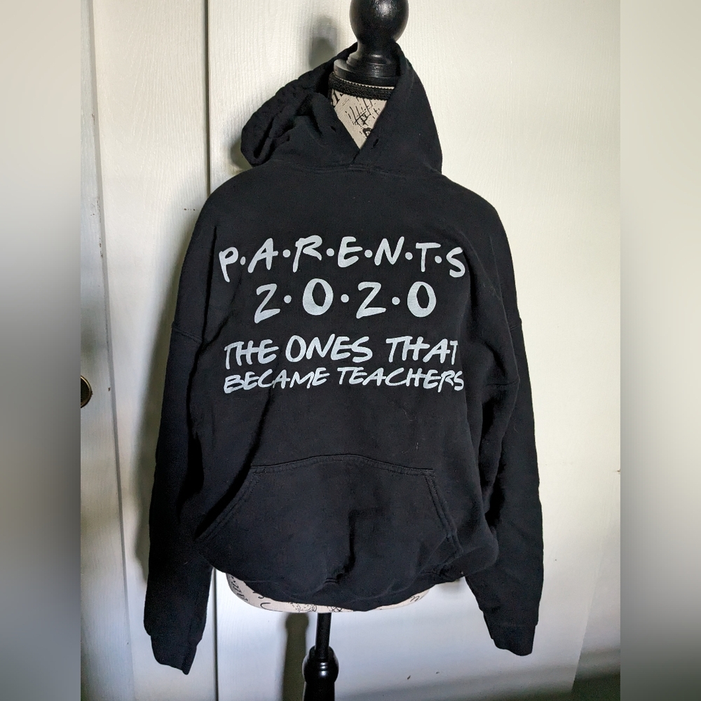 Friends style "covid parent" hoodie